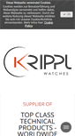 Mobile Screenshot of krippl-watches.com